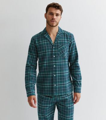 Mens green pyjamas hot sale