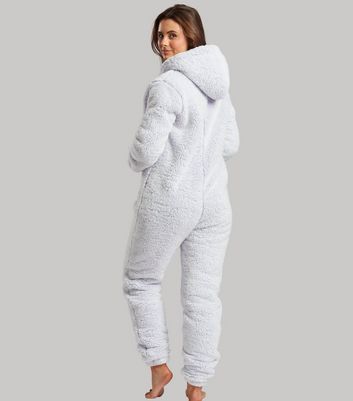 Fur outlet hooded onesie