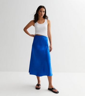 Royal blue maxi outlet skirt forever 21