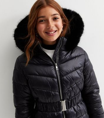 Coats for best sale girls black