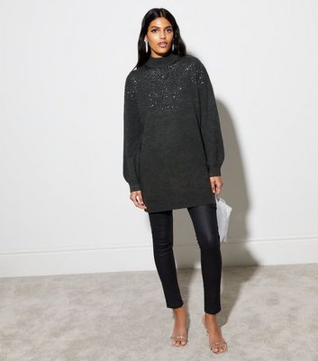 Grey hotsell sparkly jumper