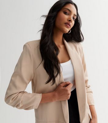 Ruched on sale sleeve jacket