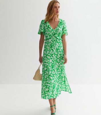 Green tea outlet dress new look