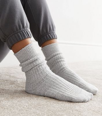 Womens grey ankle clearance socks