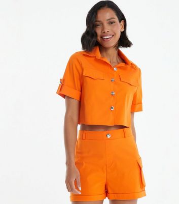 Orange deals short jacket