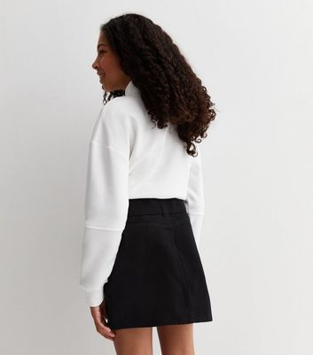 Girls black sales mini skirt