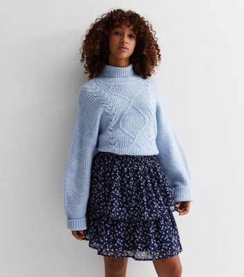 Sweater skirt clearance tiered