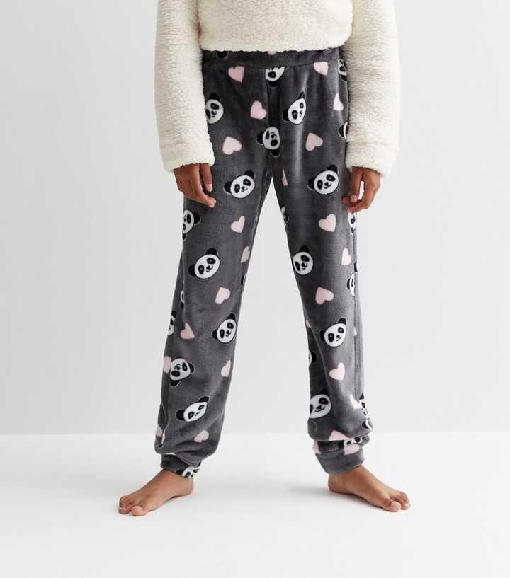 New Grumpy & Gorgeous Women's Plus Size Panda Pajama Jogger Set