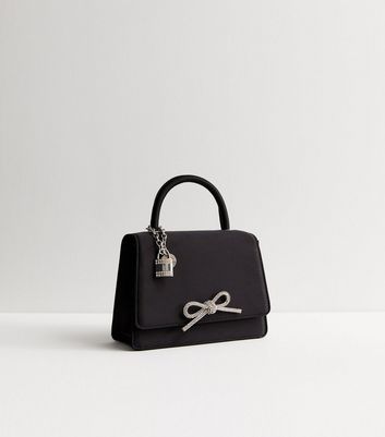 Black handbag 2025 with bow