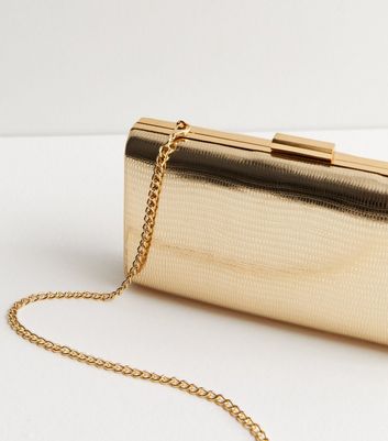 Gold store box purse