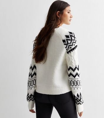 Geo print store jumper