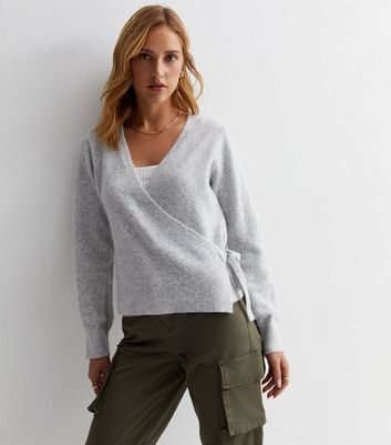 Ladies hot sale wrap jumper