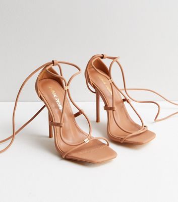 Pale pink hot sale strappy sandals