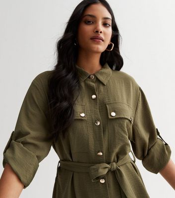 Utility 2025 khaki dress