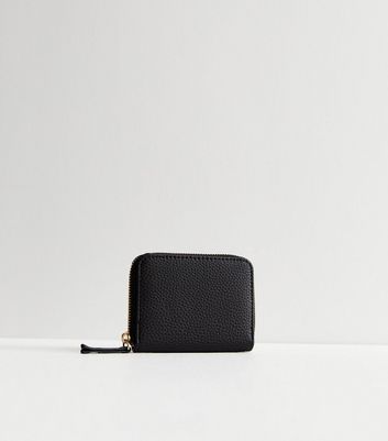 Black Woven Flap Over Purse | New Look