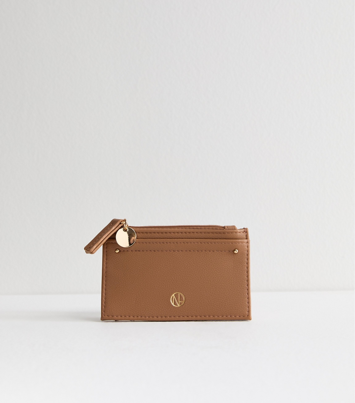 Camel Leather-Look Card Holder New Look