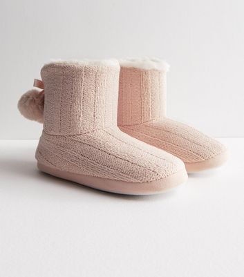 comemore Winter Home Cotton Warm Boots Soft Bottom Non-slip Female Furry  Cloud Slipper Women's Home Slipper Flat Shoes for Women