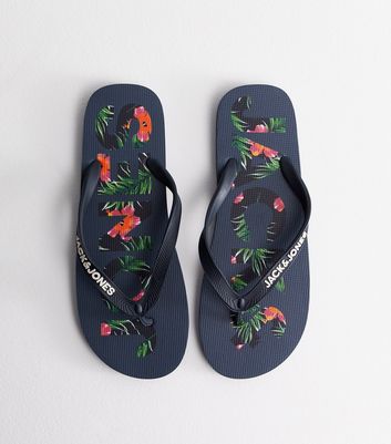 Navy flip cheap flops mens