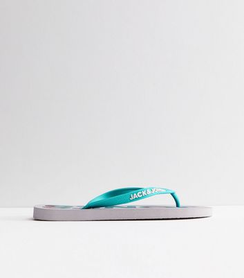 Flip flops with hook top logo