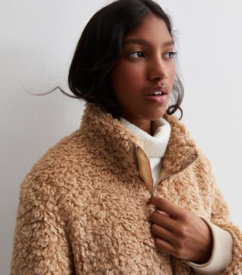 New look teddy bear jacket online