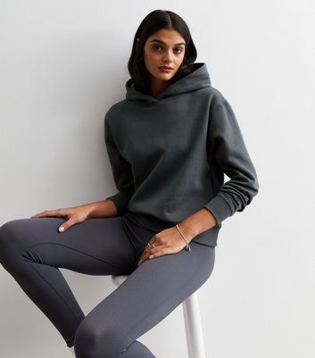 New look grey hoodie best sale