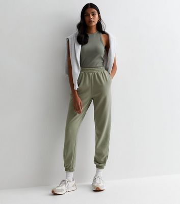 Olive jogger pants store womens