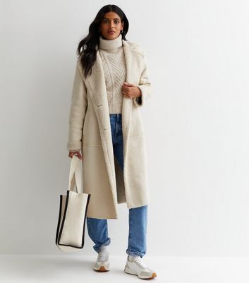 Cream shop teddy coat