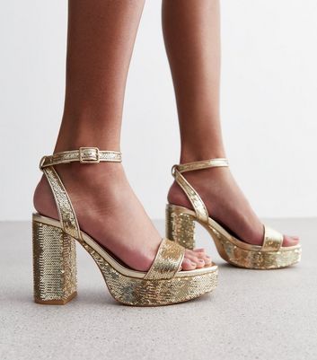 Sequin 2025 platform shoes