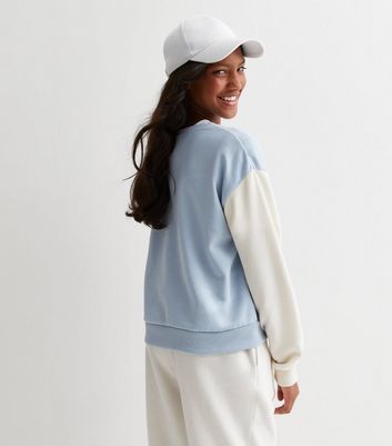 Ladies pale blue discount sweatshirt