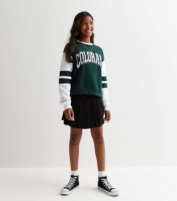 Girls hot sale green sweatshirt