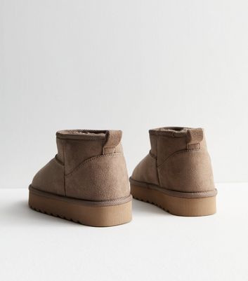 New look fur deals lined boots