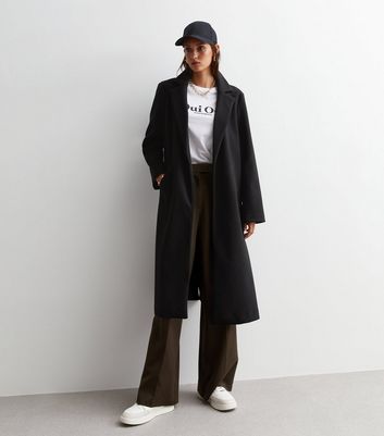 New look longline outlet coat