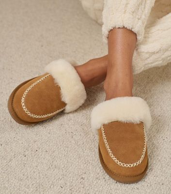 LAMO FootSmart Open Toe Wide Wrap Sheepskin Slippers UNISEX | eBay
