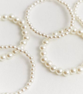 Imitation deals pearl bracelet