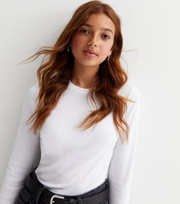 white long sleeve for girl