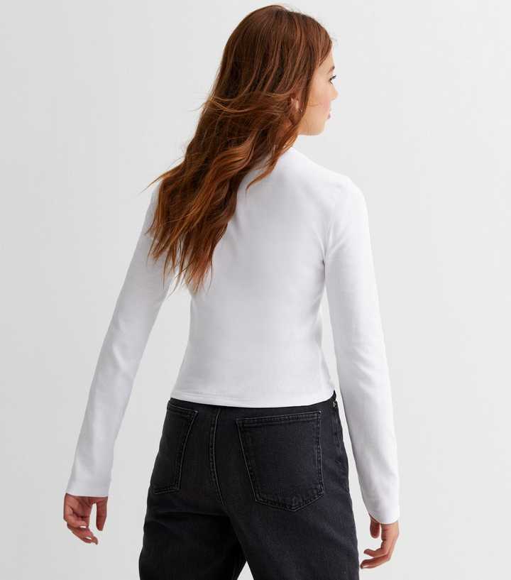 white long sleeve girls