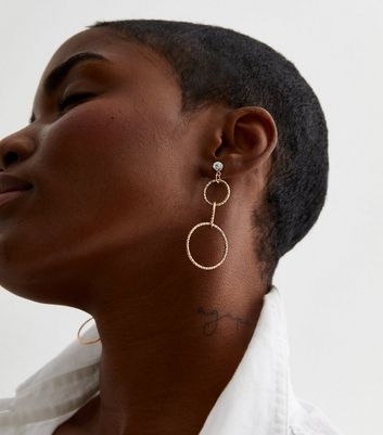 Triple circle earrings sale