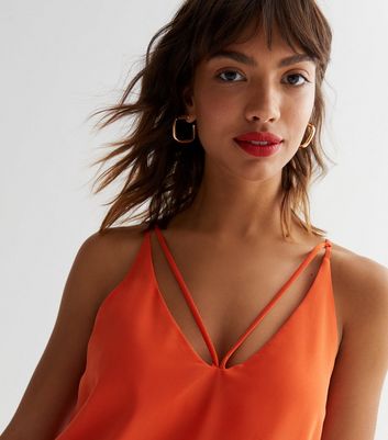 Orange 2024 camisole top