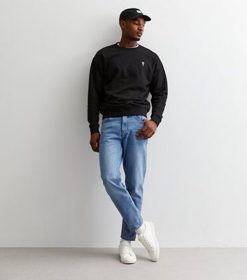 Rose embroidered sale sweatshirt mens