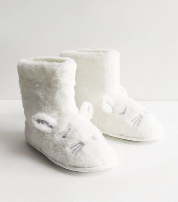 New look cheap slipper boots