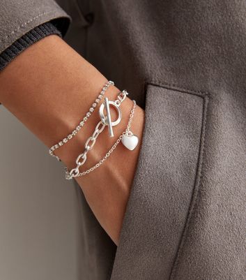 3 Hearts Bracelet, Beth Jewelry