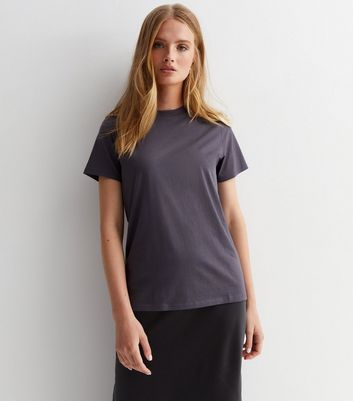 Dark grey 2025 t shirt womens