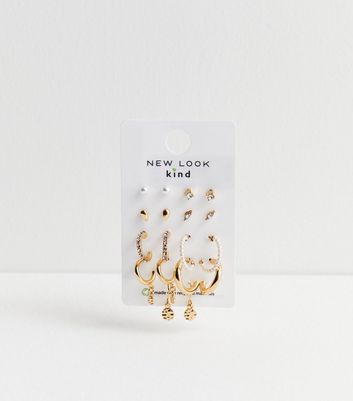 Gold earrings sale new look