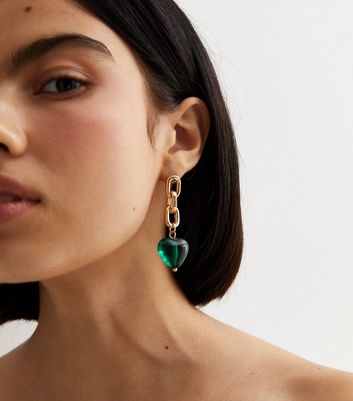 Green earrings clearance new look