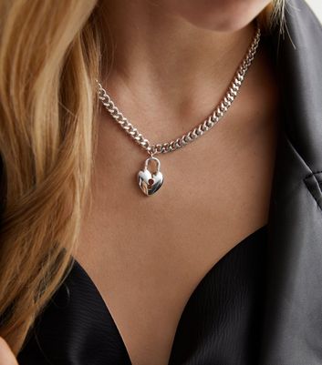 Collector's Edition Enchanted Disney 100th Anniversary Diamond Heart Lock  Pendant in Sterling Silver and 10K Rose Gold | Zales