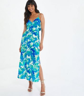 Quiz printed clearance maxi dress