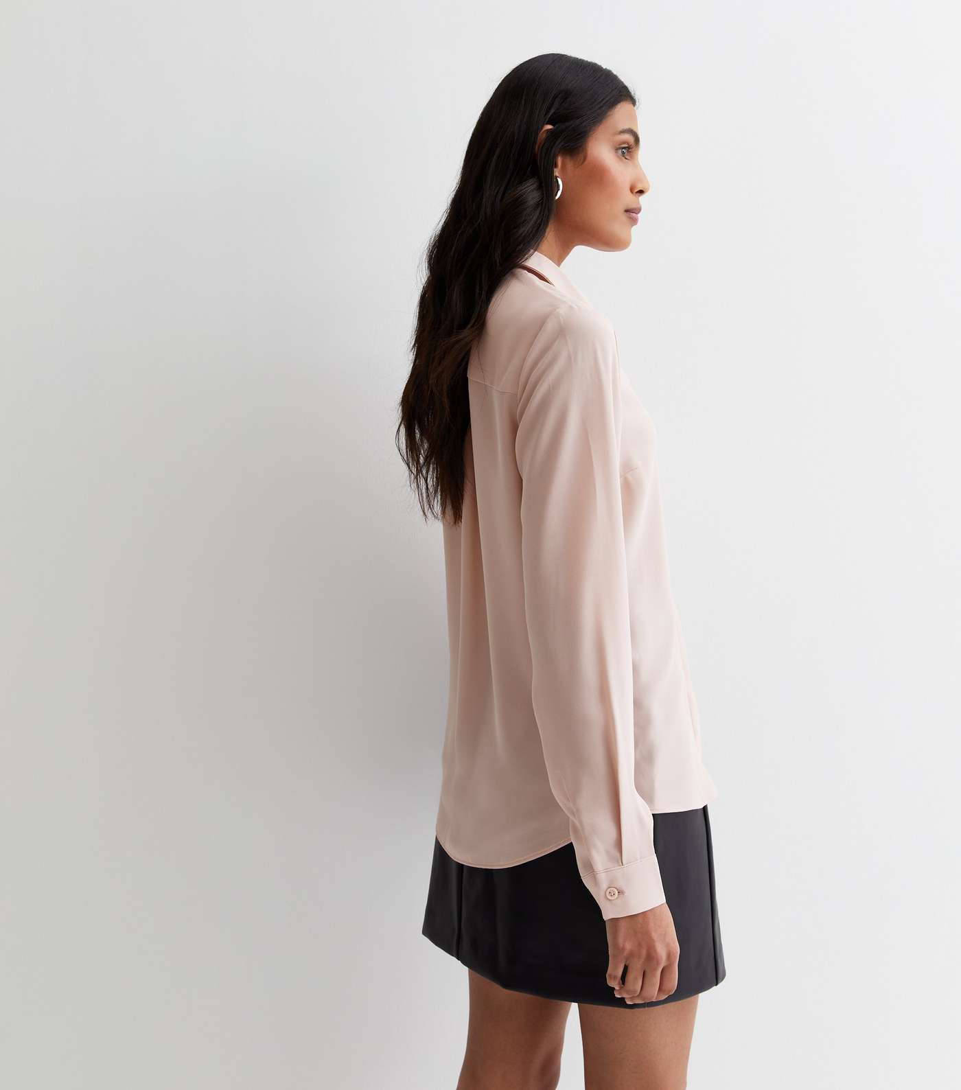 Pale Pink Long Sleeve Shirt Image 4