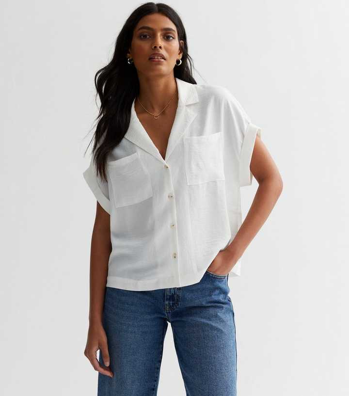 emily chopped short sleeve shirt