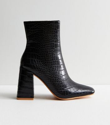 New look pointed clearance block heel boot