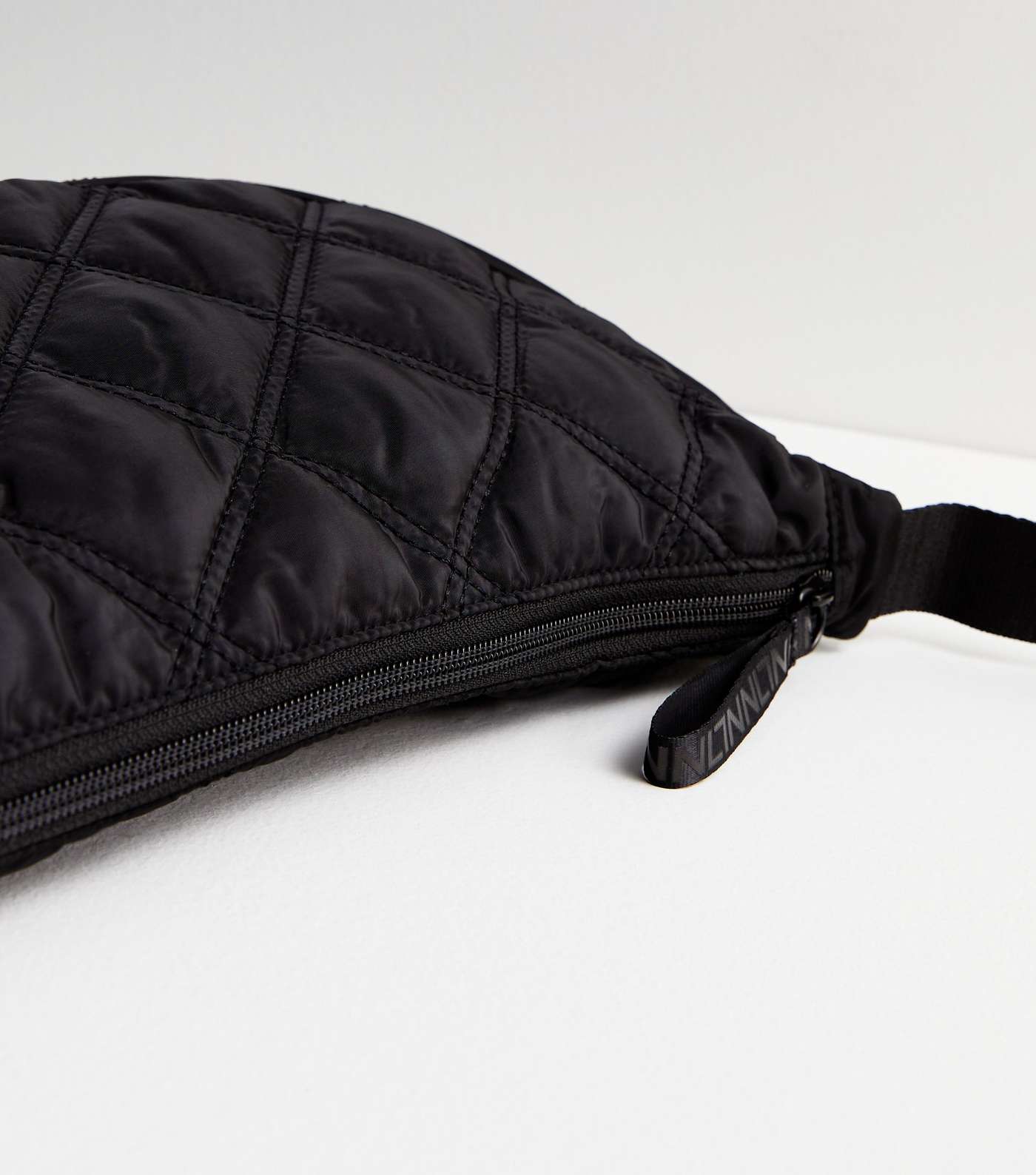 Black Quilted Cross Body Bag Image 4